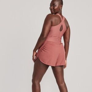Old Navy Sleeveless PowerSoft 2-in-1 Dolphin-Hem Performance Run Romper  XXL